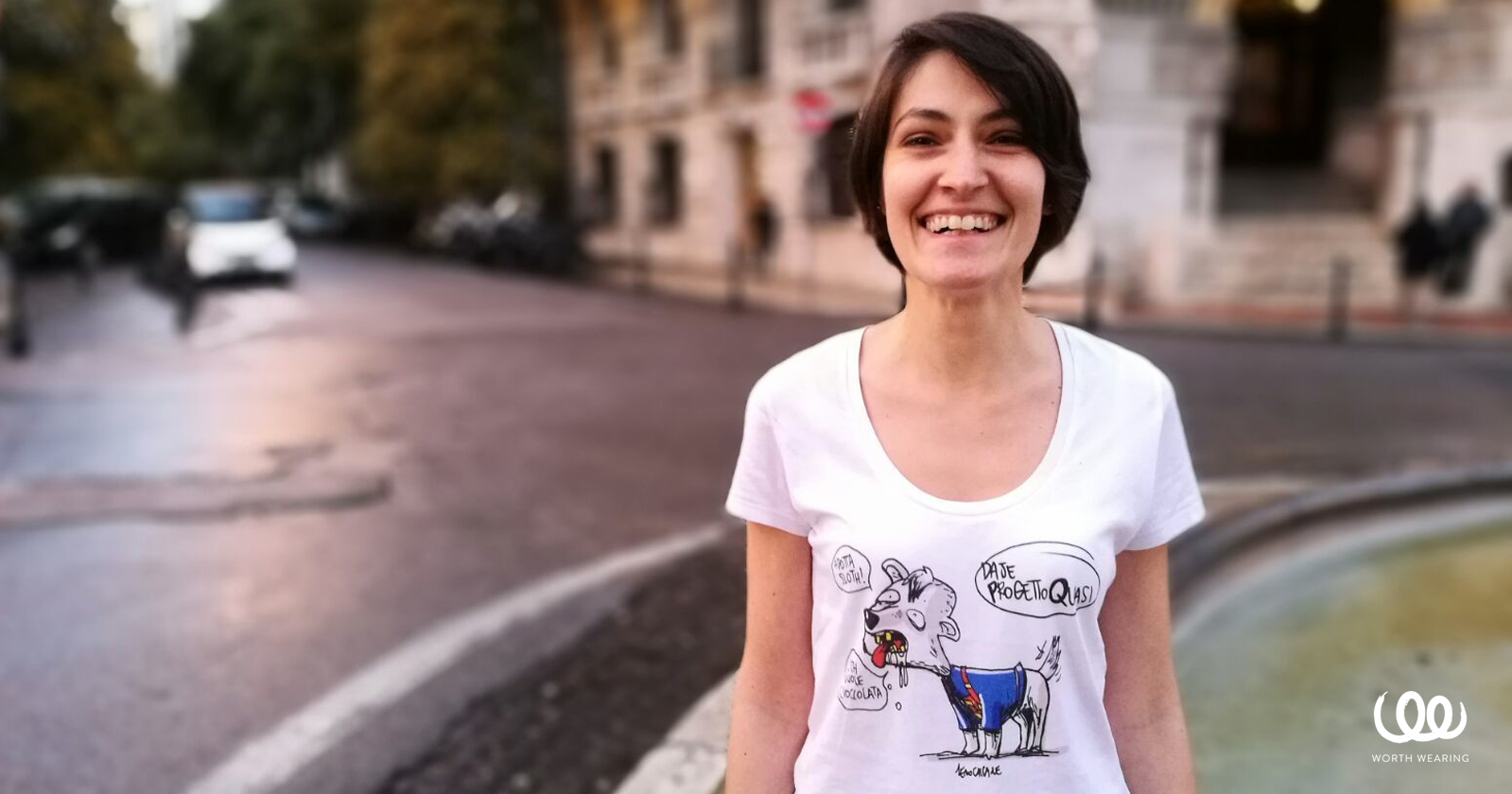 Sofia per Progetto Quasi_T-shirt Zerocalcare